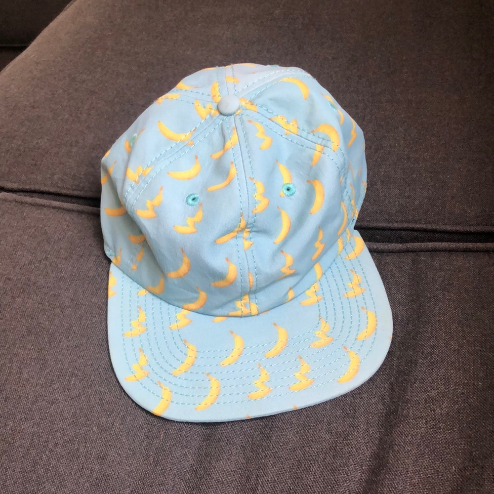 CRSHR Teal Blue and Yellow Banana Hat